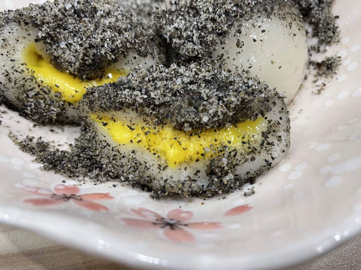 三六食府の黄金チーズ焼き餅と小豆スープ